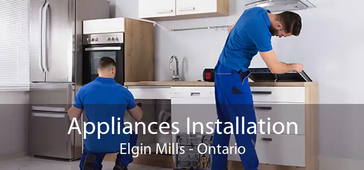 Appliances Installation Elgin Mills - Ontario