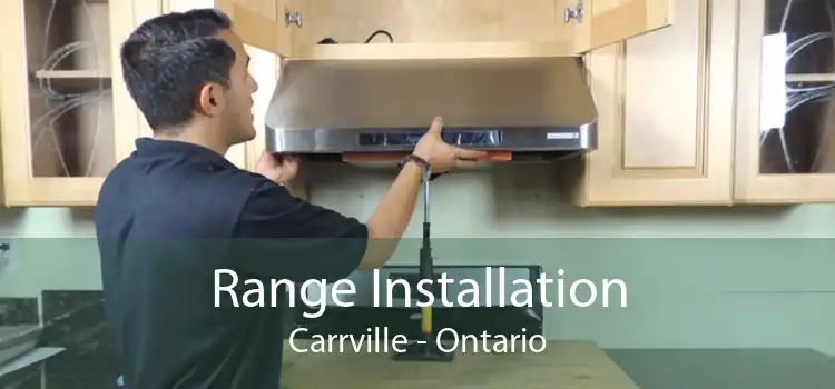 Range Installation Carrville - Ontario