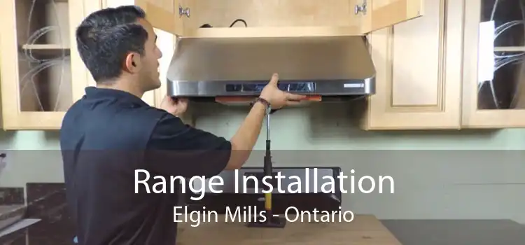 Range Installation Elgin Mills - Ontario